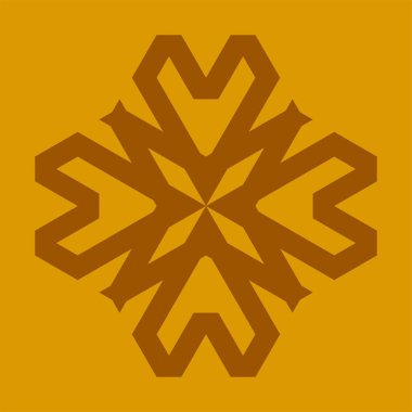 Projeniz için vektör kar tanesi simgesi