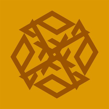 Geometrik desen arkaplanının vektör çizimi