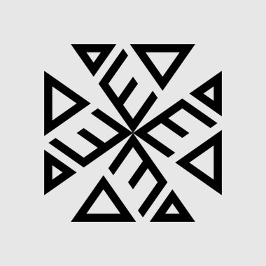 Vektör modern soyut geometrik desen