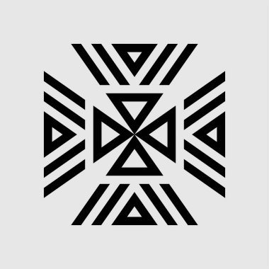 Vektör modern geometrik desen