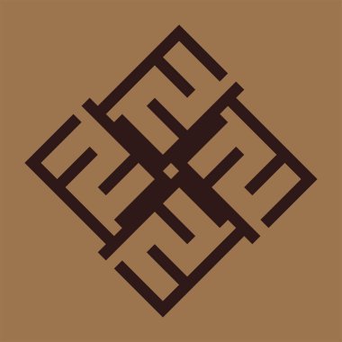 Labirent simgesi. Labirent. Labirent.