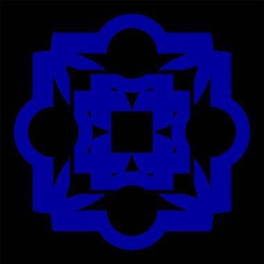 mavi yıldız ikon vektör illüstrasyonu