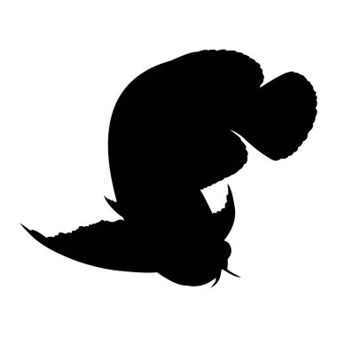 Uyuyan kadın silueti