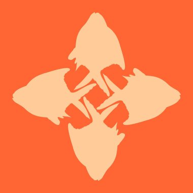 Kelebek ikonu. vektör illüstrasyonu