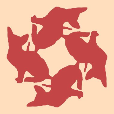 köpek, kedi, kedi, kedi, hayvan, hayvan, vektör, illüstrasyon, renk, arkaplan, renk,