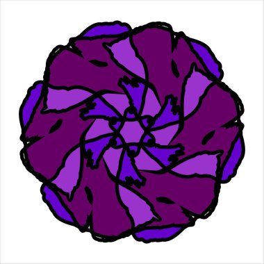 Renk kombinasyonlu soyut desenli seramik veya fayans vektör tasarımı