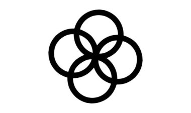 çiçek vektörü ince çizgi simgesi