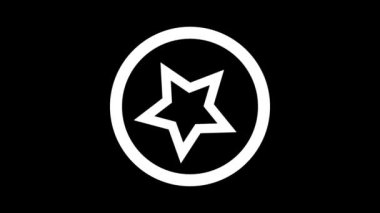 yıldız simgesi vektör illüstrasyonu