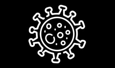 bakteri simgesi vektör illüstrasyonu