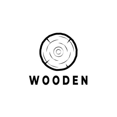 Wood Endüstri Şirketi logo vektör çizimi tasarımı