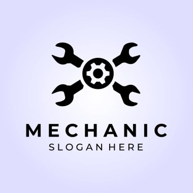 servis logosu vektör illüstrasyon tasarımı