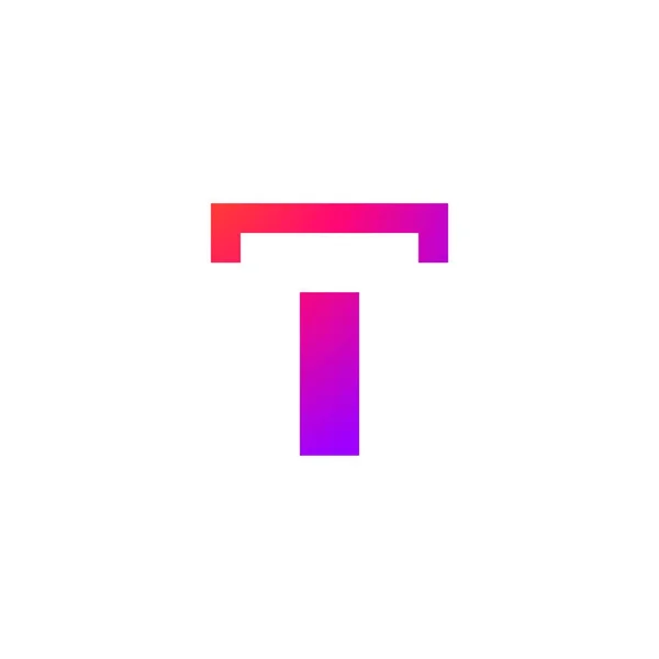 の文字ロゴ アイコン デザイン テンプレート — ストックベクタ