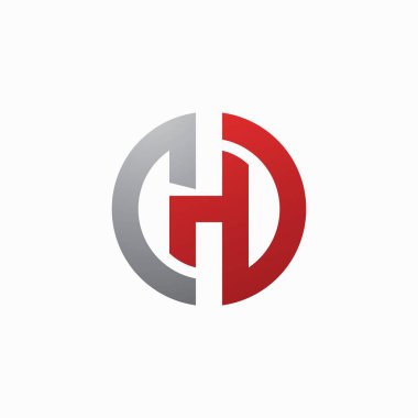 H harfi logo vektör şablon ögesi
