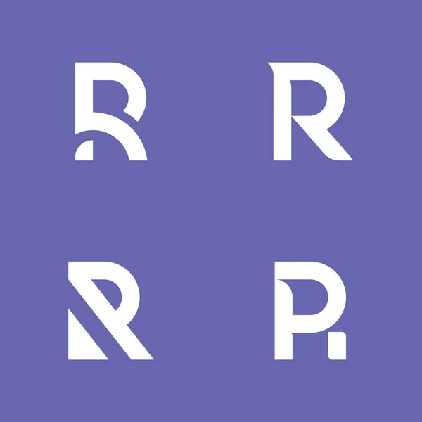 文字Rロゴデザインロゴテンプレート クリエイティブRロゴベクトルシンボル — ストックベクタ