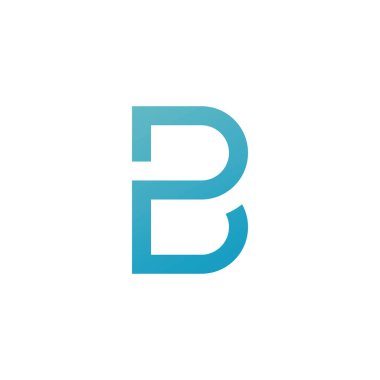 B letter Initial Logo design Template