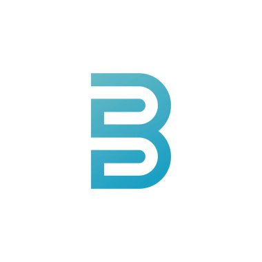B letter Initial Logo design Template
