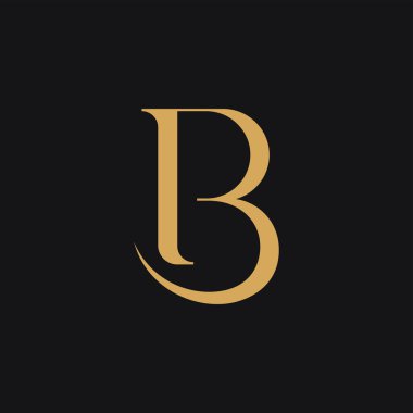 B letter Initial Logo design Template