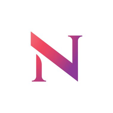 Letter N logo vector template element