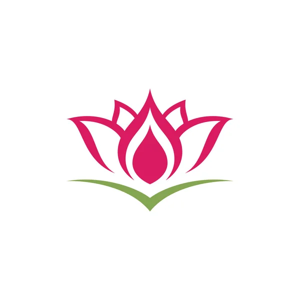 Modèle Logo Vectoriel Lotus Beauté — Image vectorielle