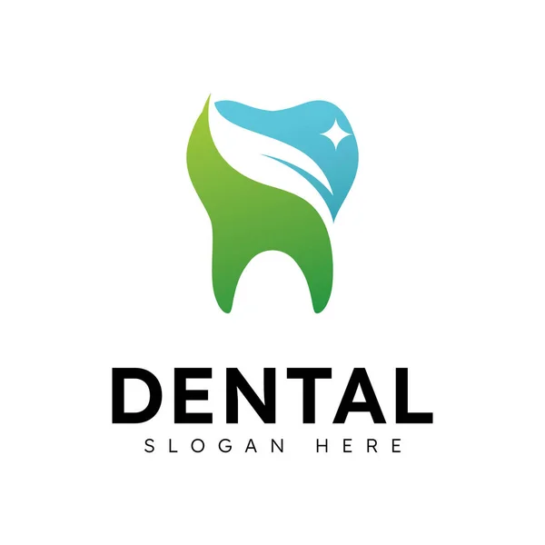 Dental Logo Design Vektor Illustration Vektorgrafiken