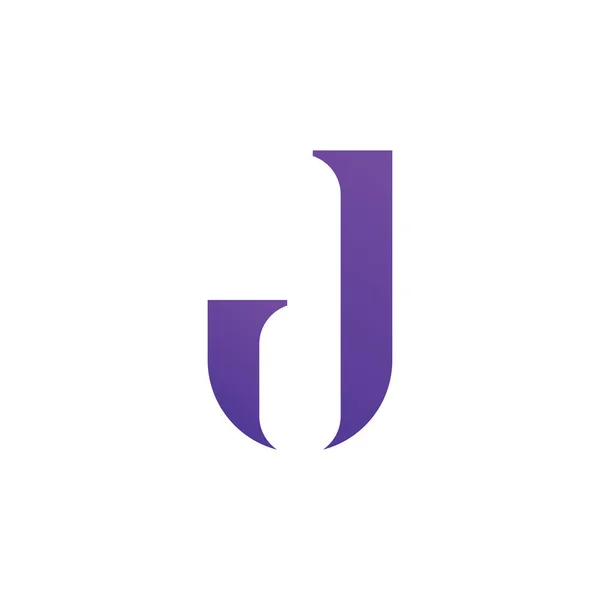 Lettre Logo Icône Modèle Conception — Image vectorielle