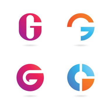Letter G logo vector template element