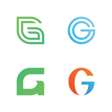 Letter G logo vector template element