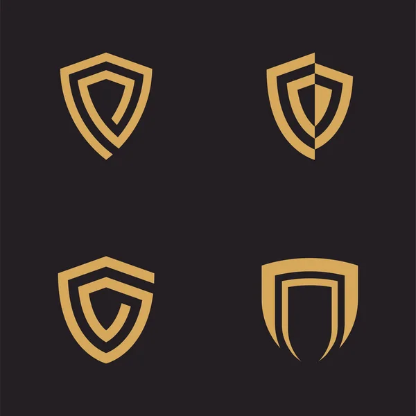Shield Logo Icon Design Vector Element — Stock Vector