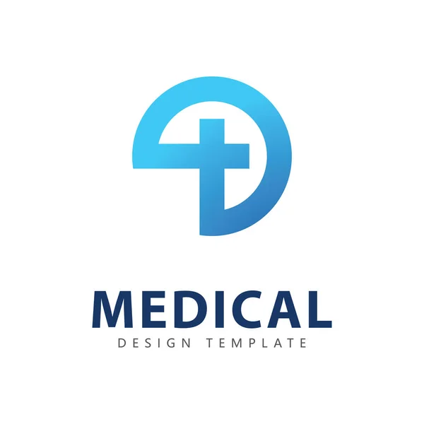 Icône Logo Médical Éléments Modèle Conception — Image vectorielle