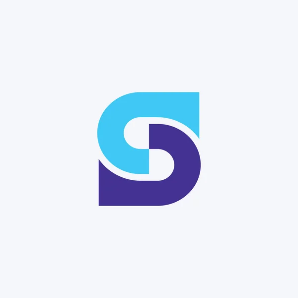 Sのロゴベクトルテンプレート Creative Letter初期ロゴデザイン — ストックベクタ