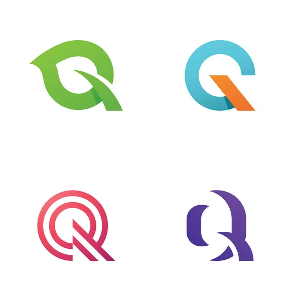 Buchstabe Logo Design Vorlagen Elemente Stockillustration
