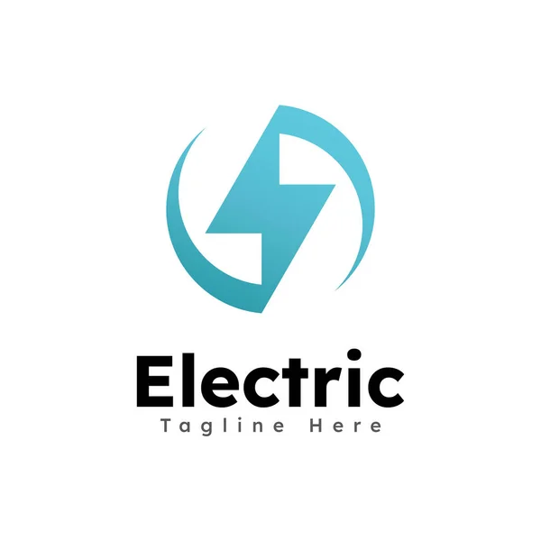 Electric Logo Icon Symbol Template Design — Stock Vector