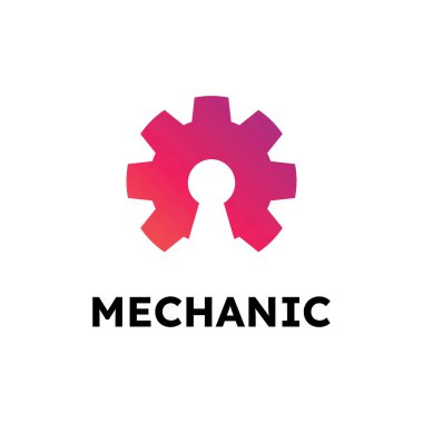 Dişli Logosu tasarım şablonu elementleri