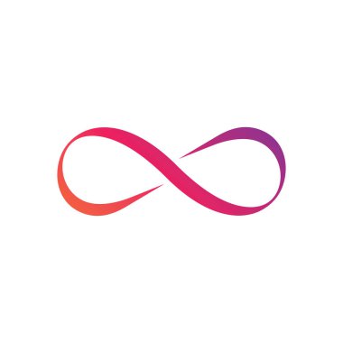 Sonsuzluk logo taşıyıcı şablonu tasarımı