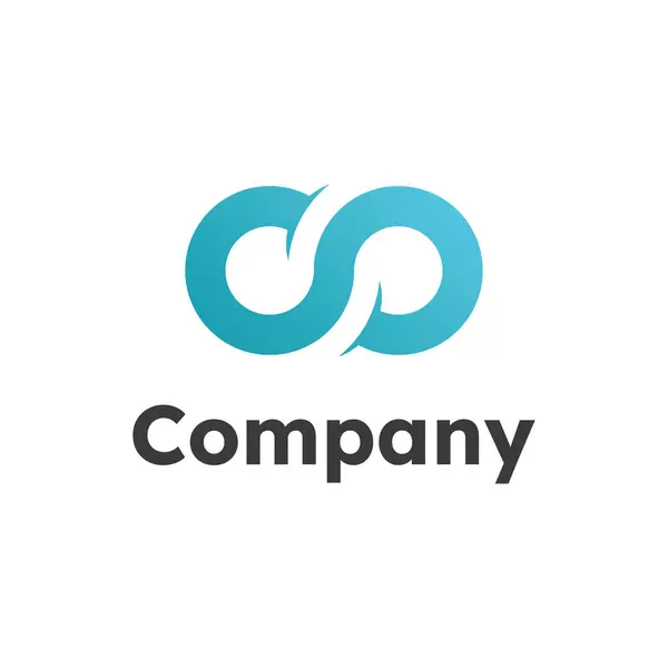 Infinity Logo Vector Template Ontwerp — Stockvector