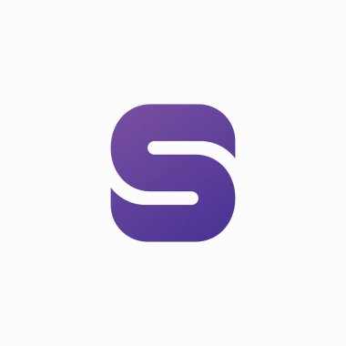 S harfi logo vektör şablonu. Yaratıcı S Letter ilk logo tasarımı