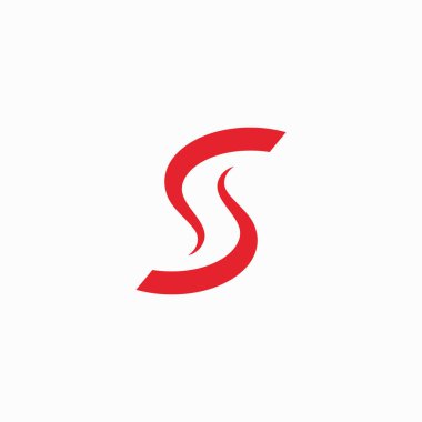 S harfi logo vektör şablonu. Yaratıcı S Letter ilk logo tasarımı