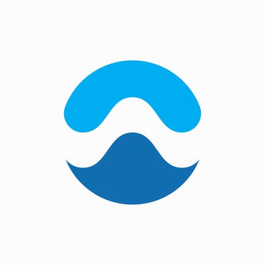 İlk harf W logo vektörü şablonu