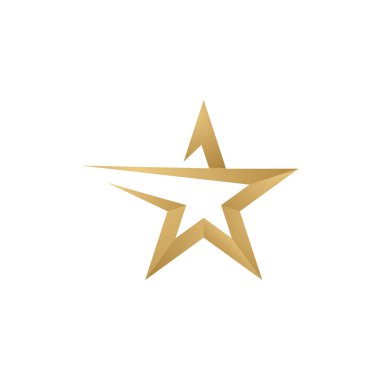 Modern Yıldızlar logo tasarım vektörü kavramı