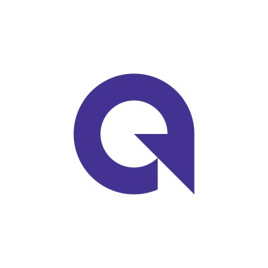 Q harfi logo tasarım şablon elementleri