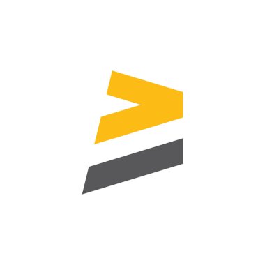 B harfi İlk Logo Tasarım Şablonu