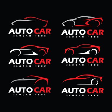Araba Logosu Simgeleri, Otomobil Logosu. Motorlu araç silueti