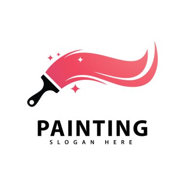 Renkli boyama biçimi, Vektör logosu illüstrasyonu