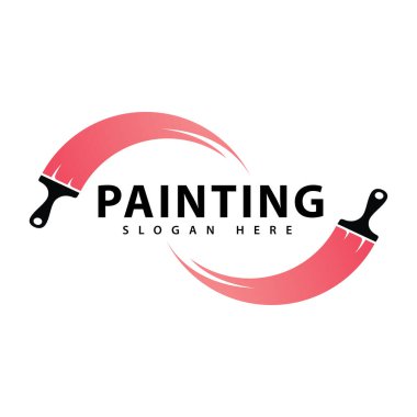 Renkli boyama biçimi, Vektör logosu illüstrasyonu