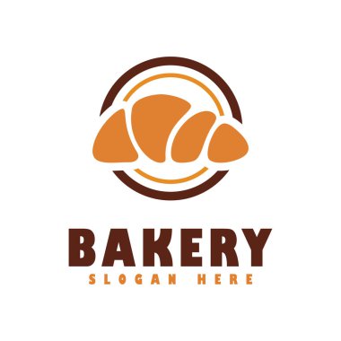Ekmek veya fırın logo vektör tasarımı 