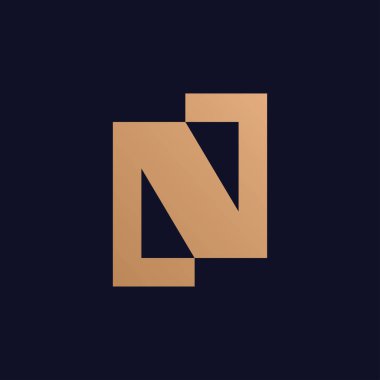 Letter N logo vector template element