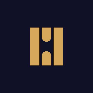 Modern Harf H logo tasarımı