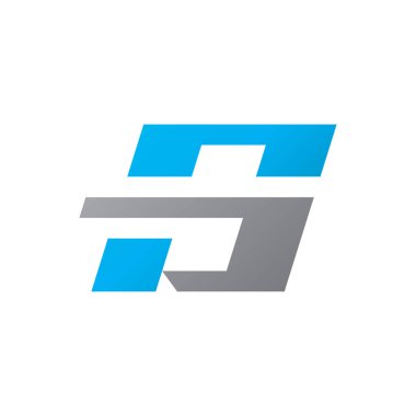 FG, GF Soyut Harfler Logosu sembolü