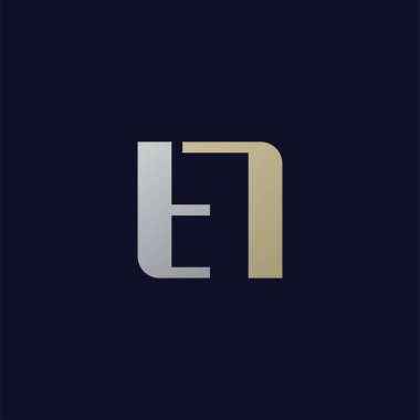 EN, NE harfi logo vektörü 