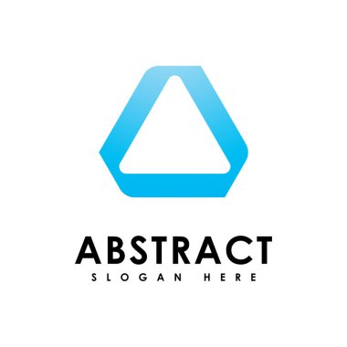 Üçgen Logo Şablonu vektör tasarımı